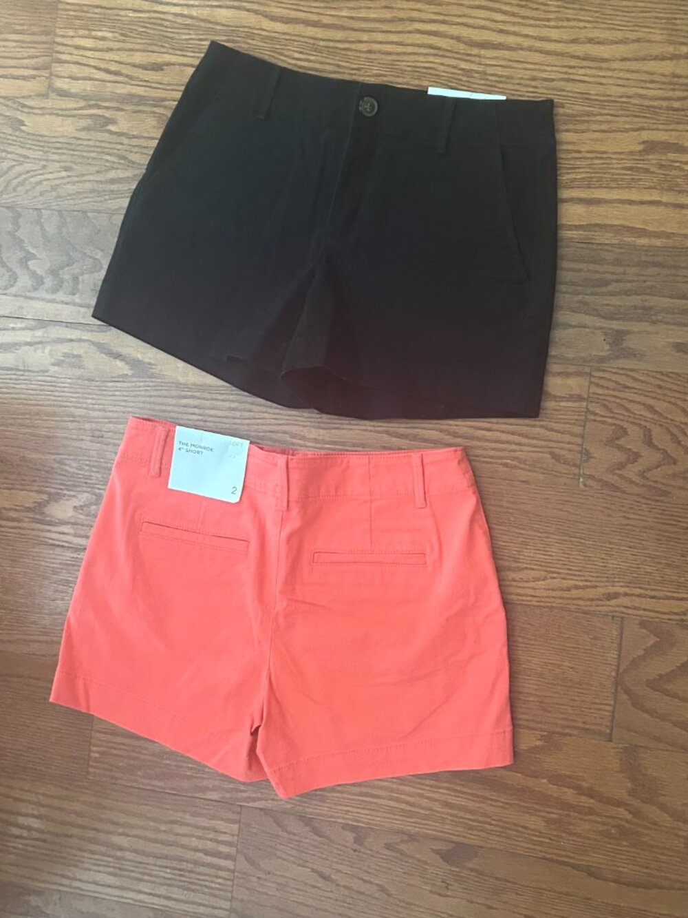 NWT Bundle LOFT Monroe 4” Chino Shorts Women’s Size 2 Two Pair Casual Summer - Picture 14 of 15